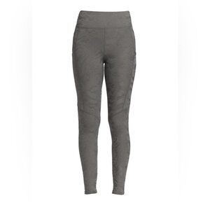 Twenty Montreal Canyon Strata 3D Activewear Legging in Dark Grey Size M